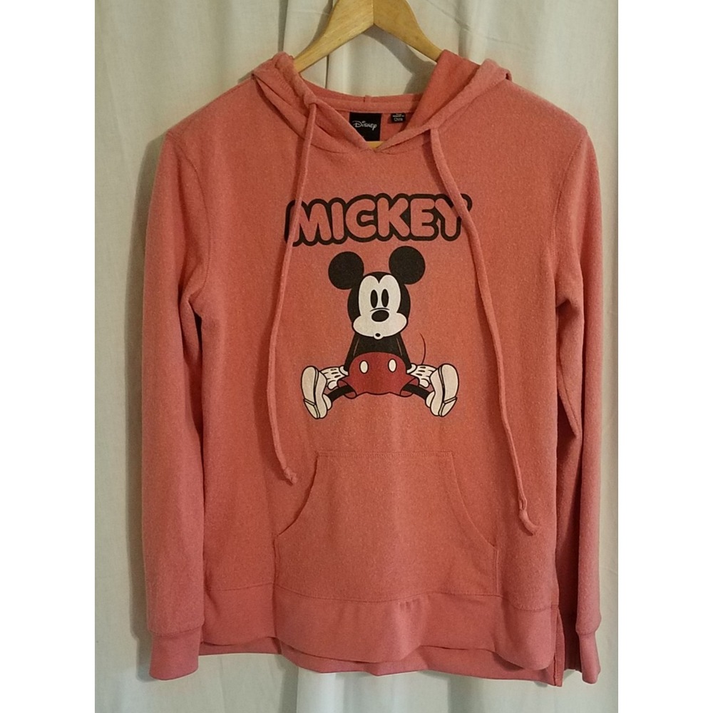 Disney Mickey Mouse Women's S/M Hooded Sweatshirt Kangaroo Pocket. - Picture 1 of 4